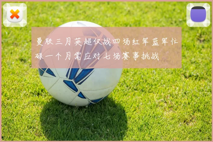 曼联三月英超仅战四场红军蓝军忙碌一个月需应对七场赛事挑战